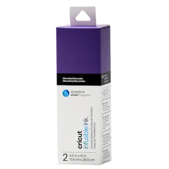 Cricut&reg; Infusible Ink&trade; 4.5" Transfer Sheets, Ultraviolet {1}