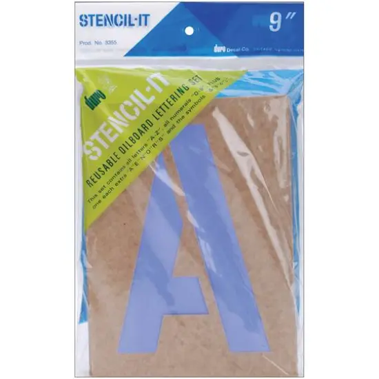 Stencil-It Reusable Lettering Set {2}