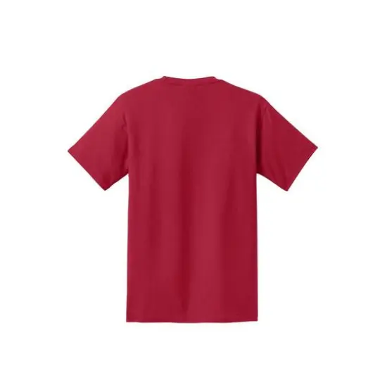 Port & Company&reg; Tall Essential Pocket Adult T-Shirt Red {1}