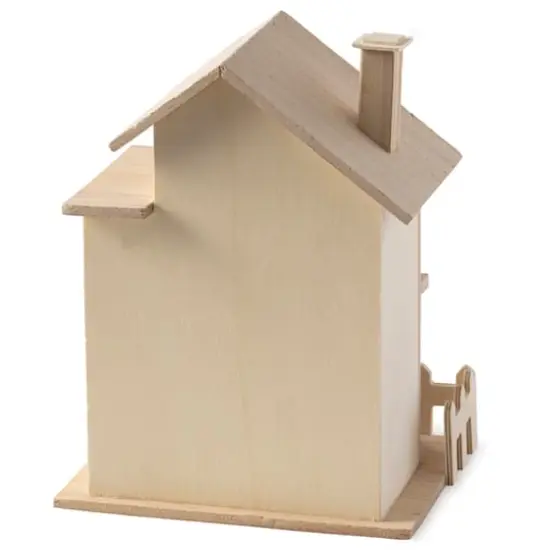 8.5" Two Story Cottage Birdhouse by Make Market&reg; {4}
