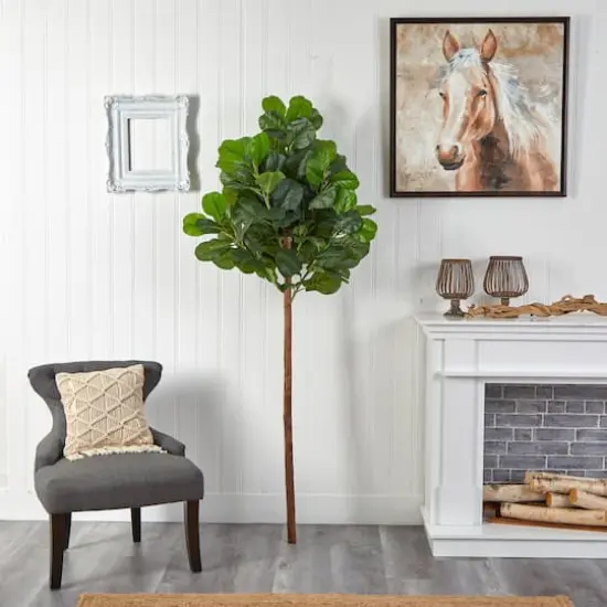 6.5ft. Artificial Fiddle Leaf Tree {5}