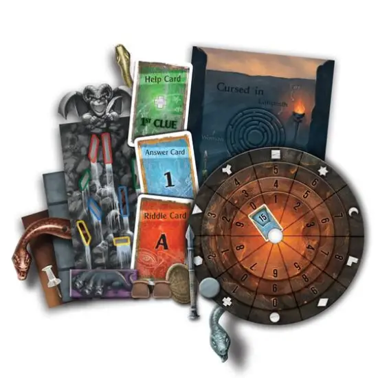 Thames & Kosmos EXIT: The Cursed Labyrinth Game {4}