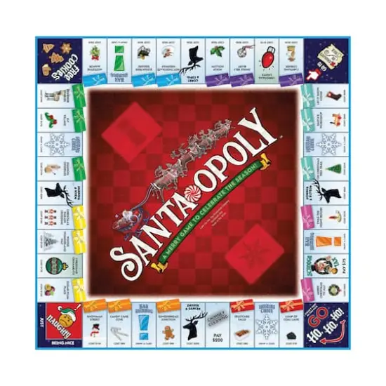 Santa-Opoly Board Game {5}