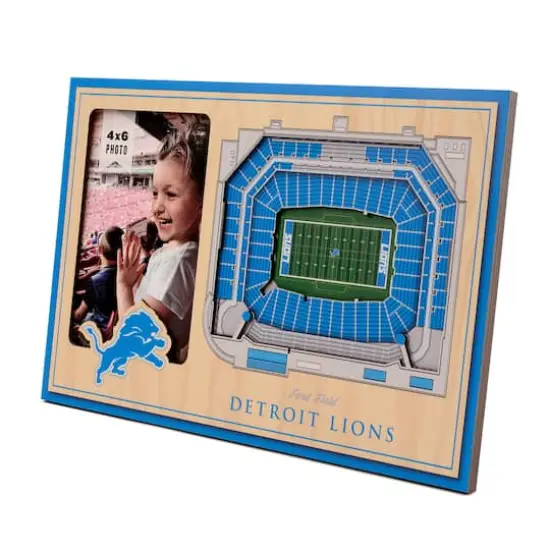 NFL 3D StadiumViews Picture Frame Detroit Lions {1}