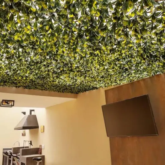 51" Expandable Lemon Leaf Lattice Screen {6}