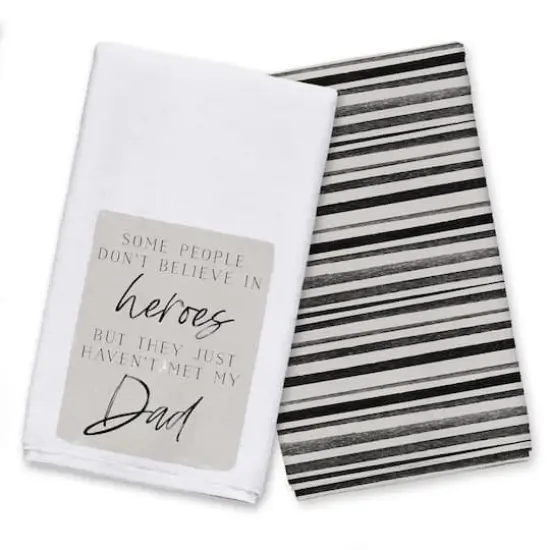 My Dad Is My Hero Towel Set {1}