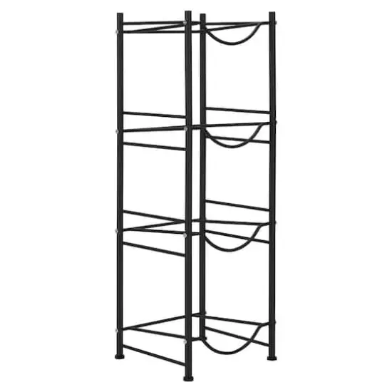41" 5-Gallon Water Jug Holder Storage Rack Black {1}