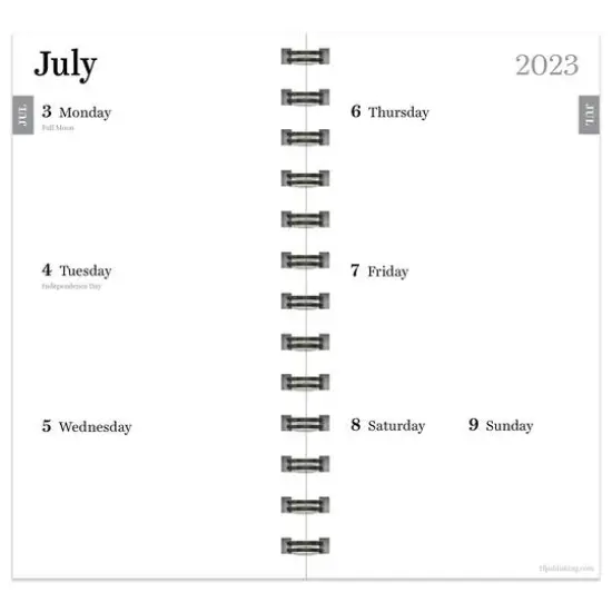 TF Publishing 2023 -2024 Black Night Small Weekly Monthly Planner {4}