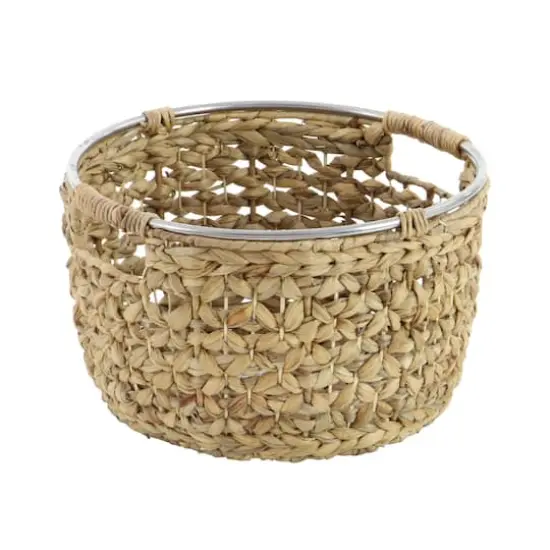 Tan Sea Grass Natural Storage Basket Set {4}