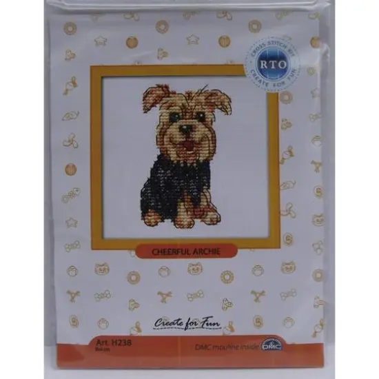 RTO Cheerful Archie Counted Cross Stitch Kit {3}