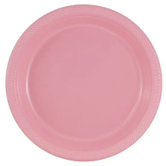 JAM Paper 10.25" Plastic Party Plates, 20ct. Light Pink {1}