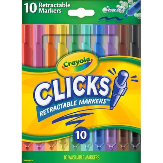 Crayola&reg; CLICKS Retractable Markers&trade;, 2 Packs of 10 {5}