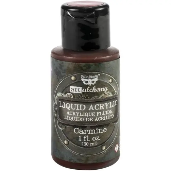 Finnabair&reg; Art Alchemy Liquid Acrylic Paint, 1oz. Carmine {2}