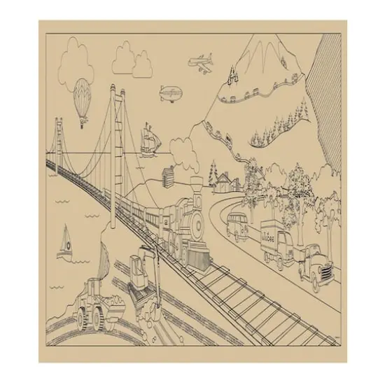 Lullubee On the Go Giant Coloring Mural {4}