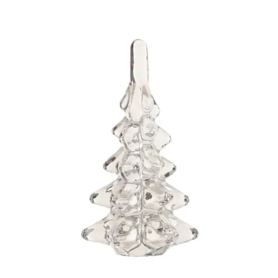 Hello Honey&reg; 6.25" Clear Mini Glass Christmas Tree D&eacute;cor {1}