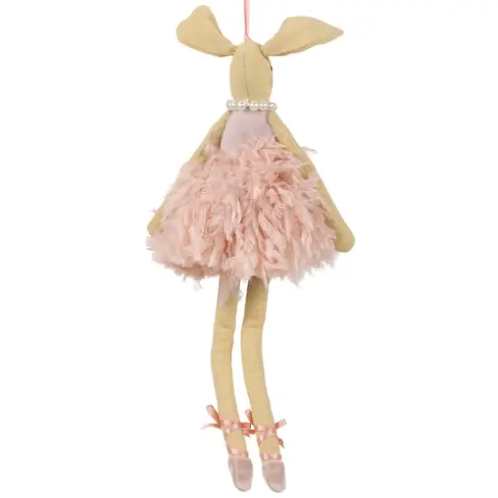 13" Plush Ballerina Bunny Easter Wall Decoration {7}