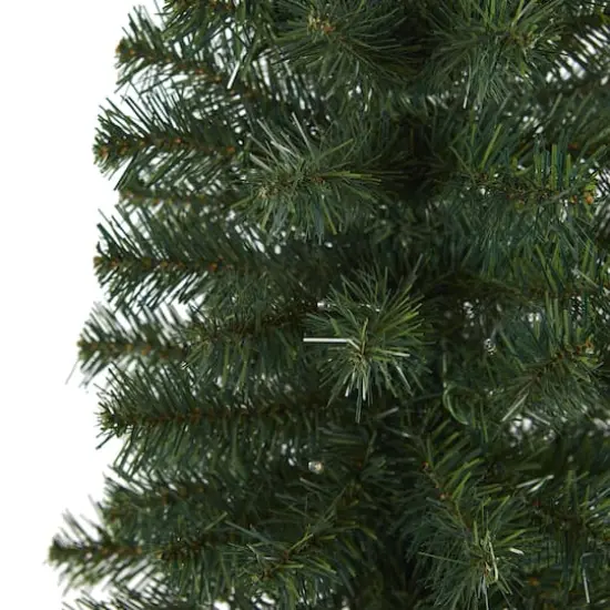 2ft. Pre-Lit Artificial Christmas Tree, Clear LED Lights {5}