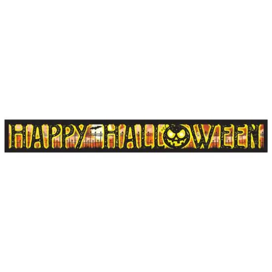 Beistle Metallic Happy Halloween Banners {1}