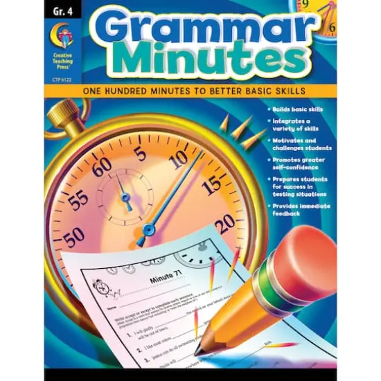 Creative Teaching Press&reg; Grammar Minutes Workbook, Grade 4 {1}