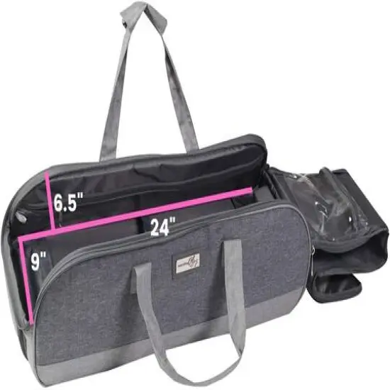 Everything Mary Heather Rolling Craft Tote for Cricut, Brother, and Silhouette Machines {5}