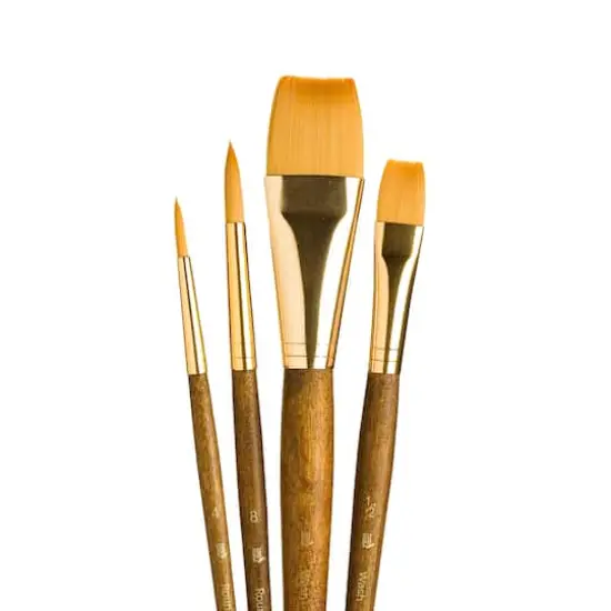 Princeton&trade; RealValue&trade; Golden Taklon Brush Set With 1" Wash {3}
