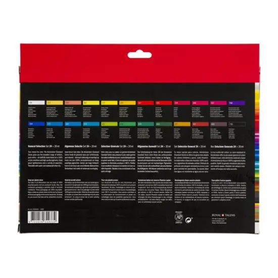 Amsterdam Standard Series 24 Color General Selection Acrylic Paint Set {7}