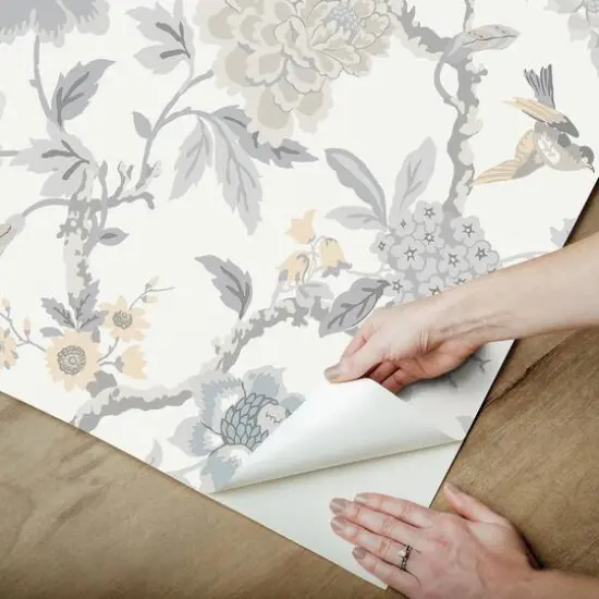 RoomMates Gray & Taupe Gray Candid Moments Peel & Stick Wallpaper {8}