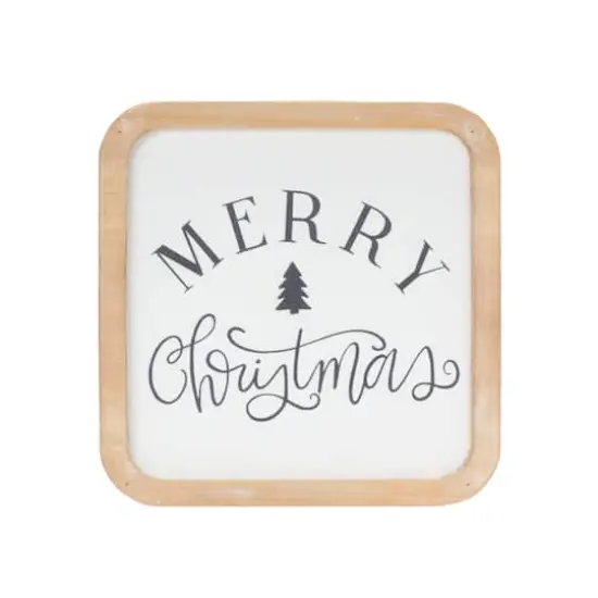 Jingle Merry Christmas Plaque Hanging Wall D&eacute;cor Set {5}