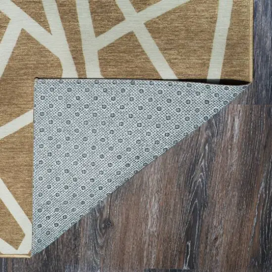 My Magic Carpet Intersections Washable Rug Camel {5}