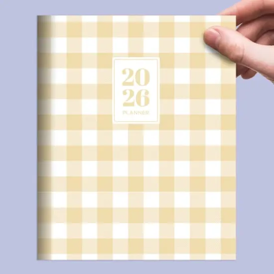 2026 Gingham Wheat Medium Monthly Planner {7}