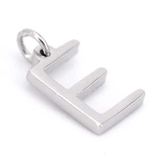 Sterling Silver Alphabet Charm by Bead Landing&trade; E {8}