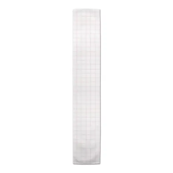 90" Pink Grid Pattern Poly Twill Table Runner {1}