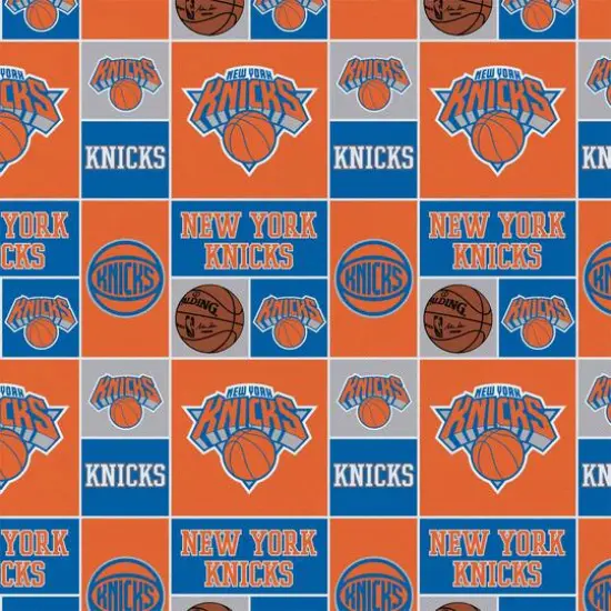 Camelot Fabrics NBA New York Knicks Patch Cotton Precut Fabric Bundle {1}