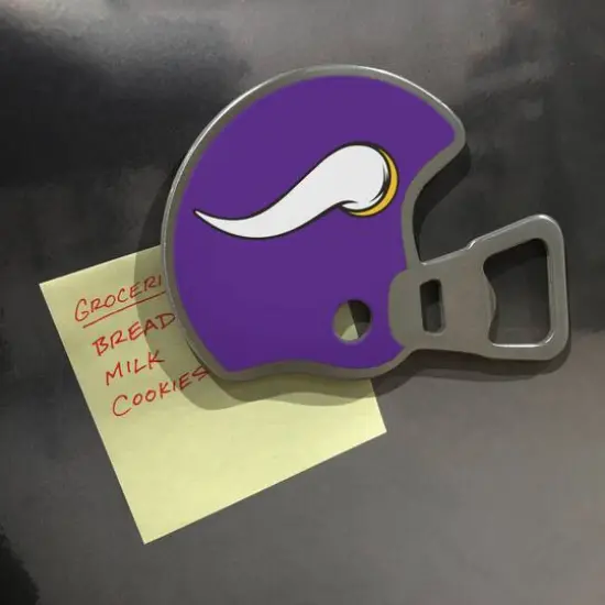 Football Season Opener Bottle Opener Minnesota Vikings {5}