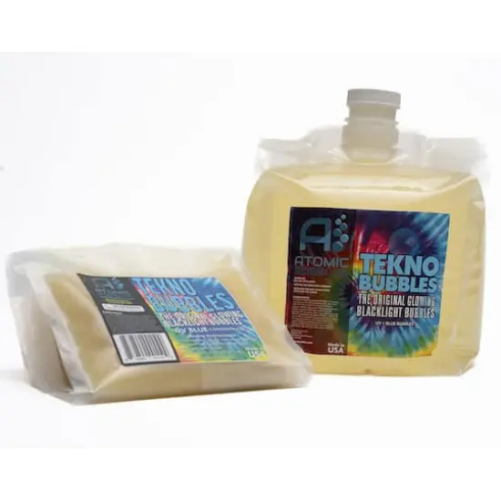 Atomic Bubbles 128oz. Blue Tekno Bubbles Smart Pouch Refill {1}