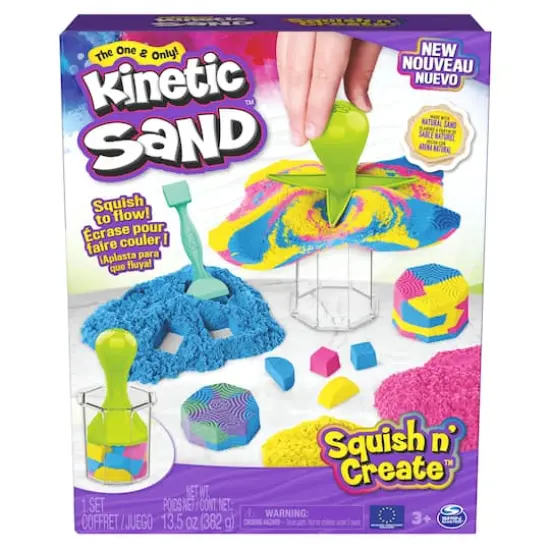 Kinetic Sand&trade; Squish n' Create&trade; Playset {10}