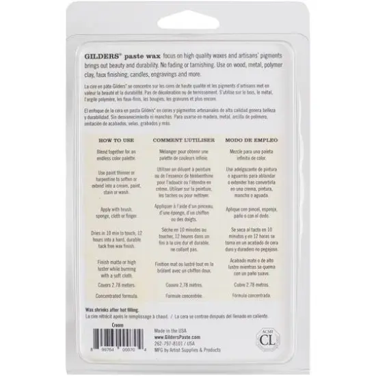 Gilders&reg; Baroque Art Paste Wax Cream {3}