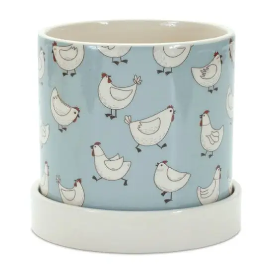 Chicken Pot Set with Plate {3}