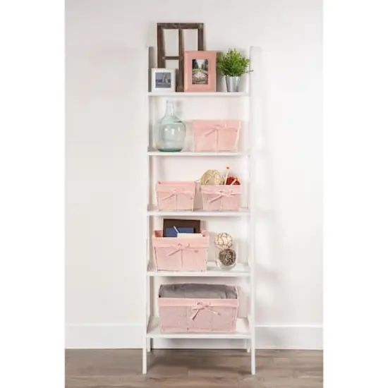 DII&reg; Blush Pink Lined Chicken Wire Basket Set {7}