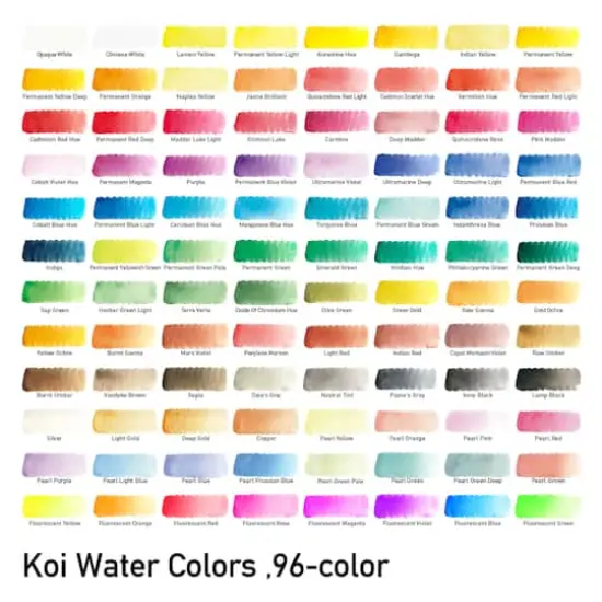 Koi&reg; Water Colors&trade; 96 Color Studio Set {5}