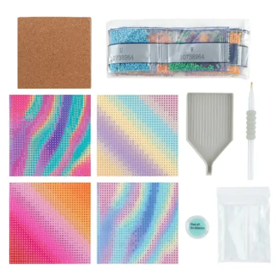 Ombre Diamond Art Coaster Kit by Make Market&reg; {3}