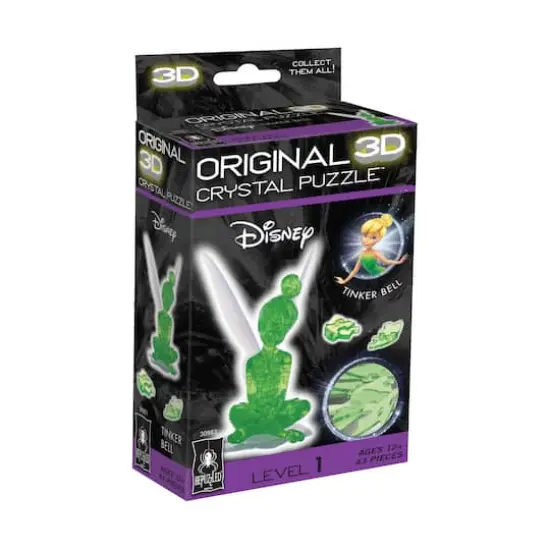 Original 3D Crystal Puzzle&trade; Disney Tinker Bell 43 Piece Puzzle {3}
