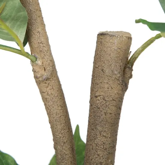 5ft. Potted Artificial Green Nandina Tree {6}