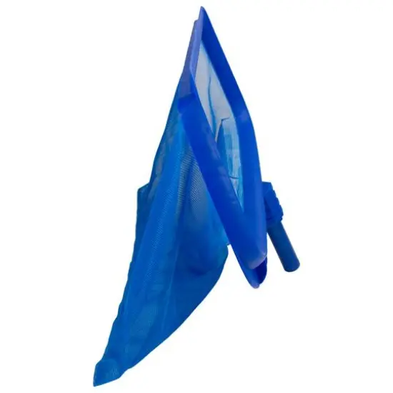 Pool Central 19.75" Blue Deep Bag Swimming Pool Leaf Rake Skimmer Head {7}