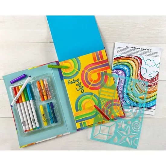 Bright Stripes Color Harmony Art Journal {3}