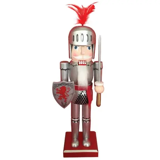 Santa's Workshop 14" Red Lion Knight Nutcracker {1}