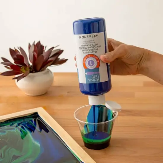 Acrylic Ready-Mixed Pouring Paint by Artist's Loft&trade; Phthalo Blue {3}
