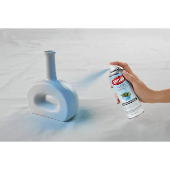 Krylon&reg; D&eacute;cor Selects Gloss Paint & Primer Peekaboo Blue {4}