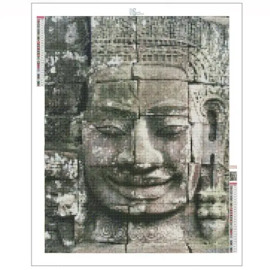 Sparkly Selections Statue in the Temples of Angkor, Cambodia 40cm x 50cm Diamond Painting Kit, Round Diamonds {3}