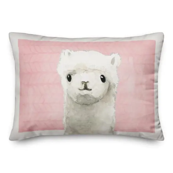 Llama Love Throw Pillow {1}